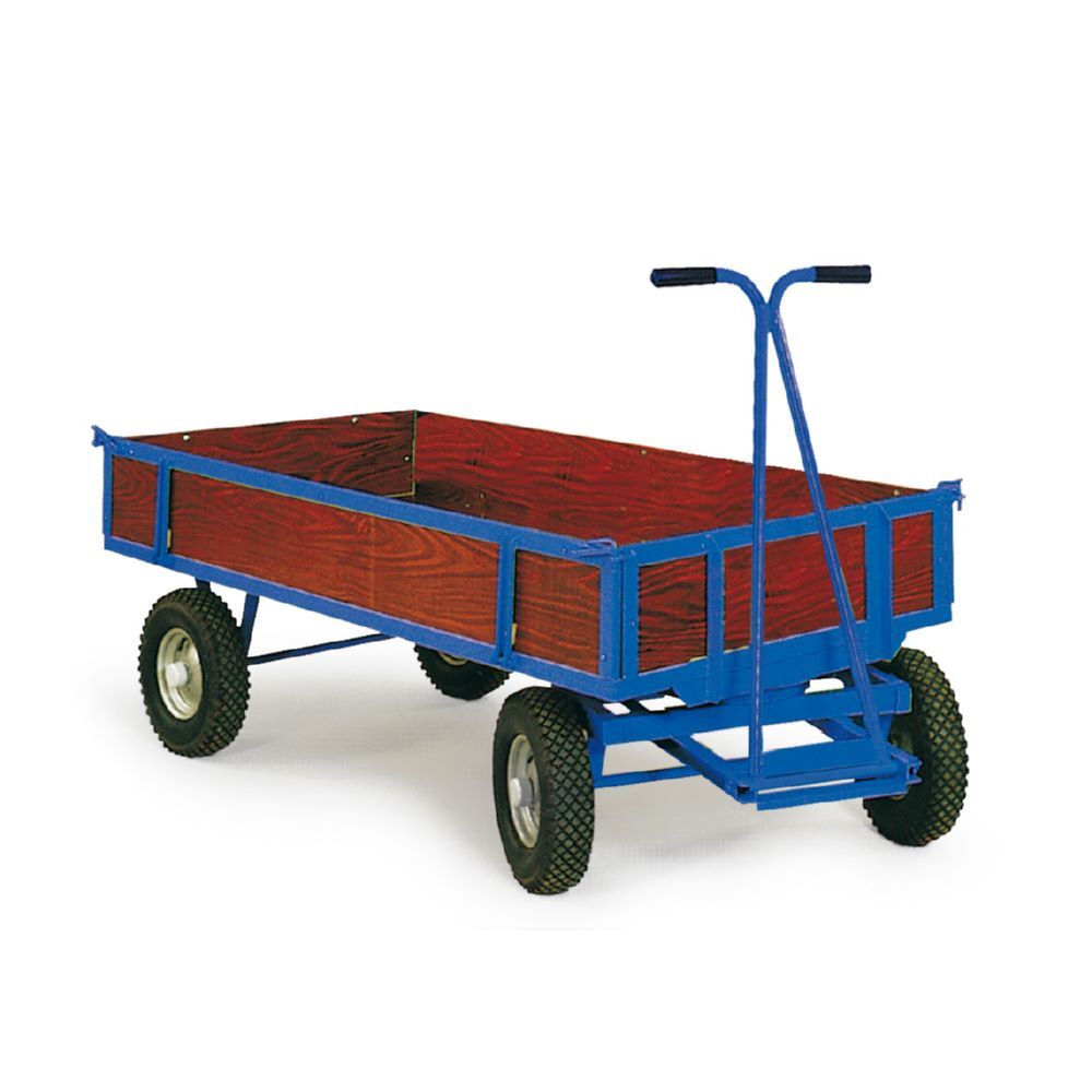 Rotauro Handpritschenwagen bis 1000 kg 4 Bordwände 2000 x 1000 mm Produktbild Rotauro Handpritschenwagen bis 1000 kg 4 Bordwände 2000 x 1000 mm