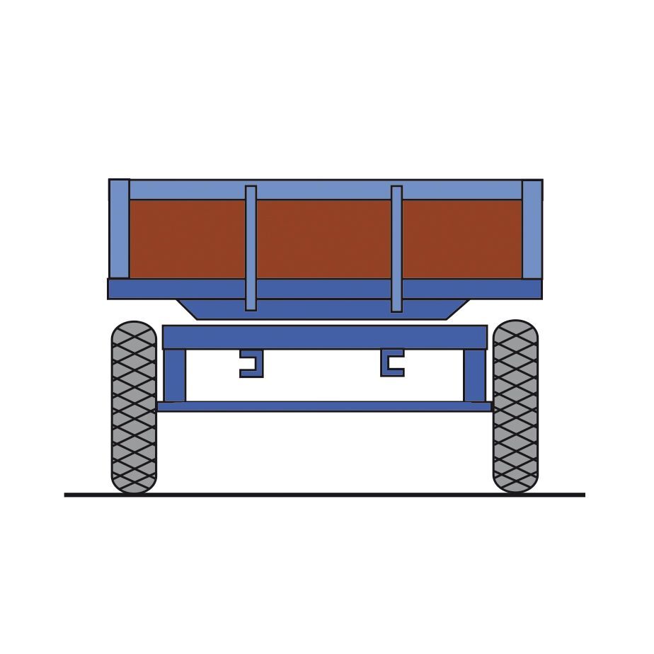 Rotauro Handpritschenwagen bis 1000 kg 4 stabile Wände 1600 x 900 mm Produktbild Rotauro Handpritschenwagen bis 1000 kg 4 stabile Wände 1600 x 900 mm bild 3