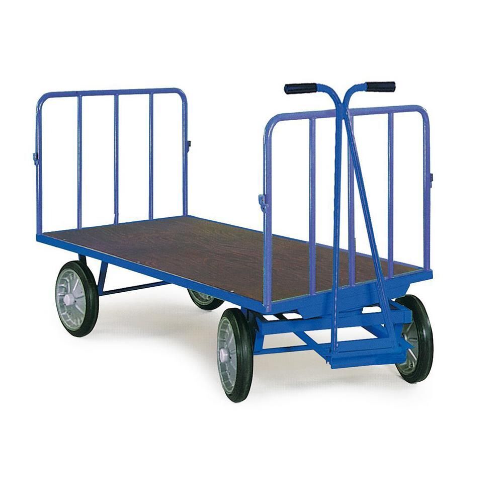 Rotauro Handpritschenwagen bis 1000 kg 2 Stirnwände 750 mm hoch 1600 x 900 mm Produktbild Rotauro Handpritschenwagen bis 1000 kg 2 Stirnwände 750 mm hoch 1600 x 900 mm