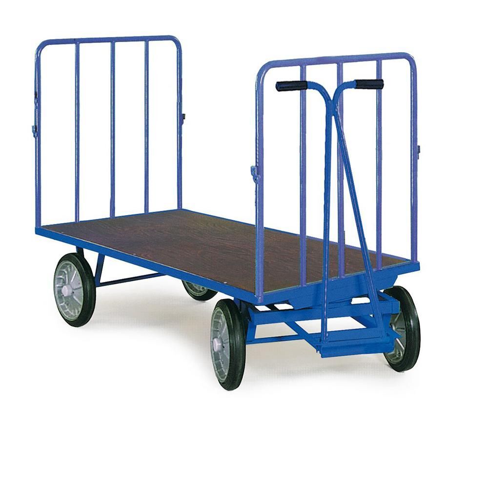 Rotauro Handpritschenwagen 1000 kg mit hohen Stirnwänden 2000 x 1000 mm Produktbild Rotauro Handpritschenwagen 1000 kg mit hohen Stirnwänden 2000 x 1000 mm