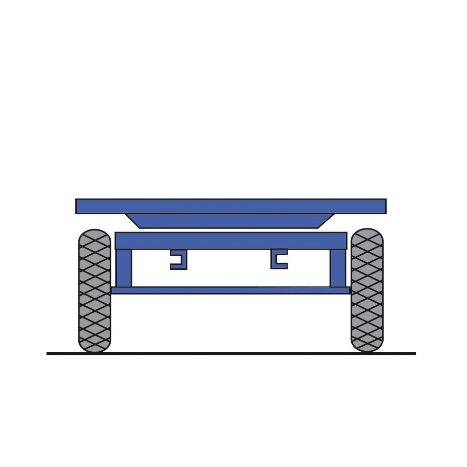 Rotauro Handpritschenwagen bis 1000 kg mit Vollgummireifen Ladefläche 2500 x 1250 mm Produktbild Rotauro Handpritschenwagen bis 1000 kg mit Vollgummireifen Ladefläche 2500 x 1250 mm bild 4