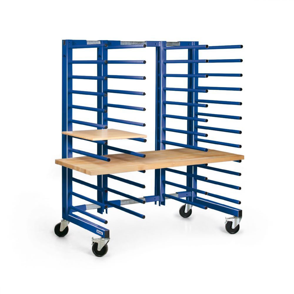 Rotauro Hordenwagen einseitige Ausführung 4 Rechen Last 600 kg 1390 x 800 mm Produktbild Rotauro Hordenwagen einseitige Ausführung 4 Rechen Last 600 kg 1390 x 800 mm bild 2