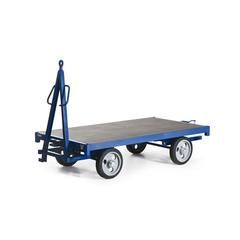 Rotauro Industrieanhänger mit Doppel Drehschemel Lenkung 2000 kg Last 2000 x 1000 mm Produktbild Rotauro Industrieanhänger mit Doppel Drehschemel Lenkung 2000 kg Last 2000 x 1000 mm bild 2