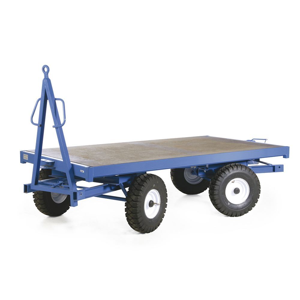 Rotauro Industrieanhänger mit Doppel Drehschemel Lenkung 2000 kg Last 2000 x 1000 mm Produktbild Rotauro Industrieanhänger mit Doppel Drehschemel Lenkung 2000 kg Last 2000 x 1000 mm
