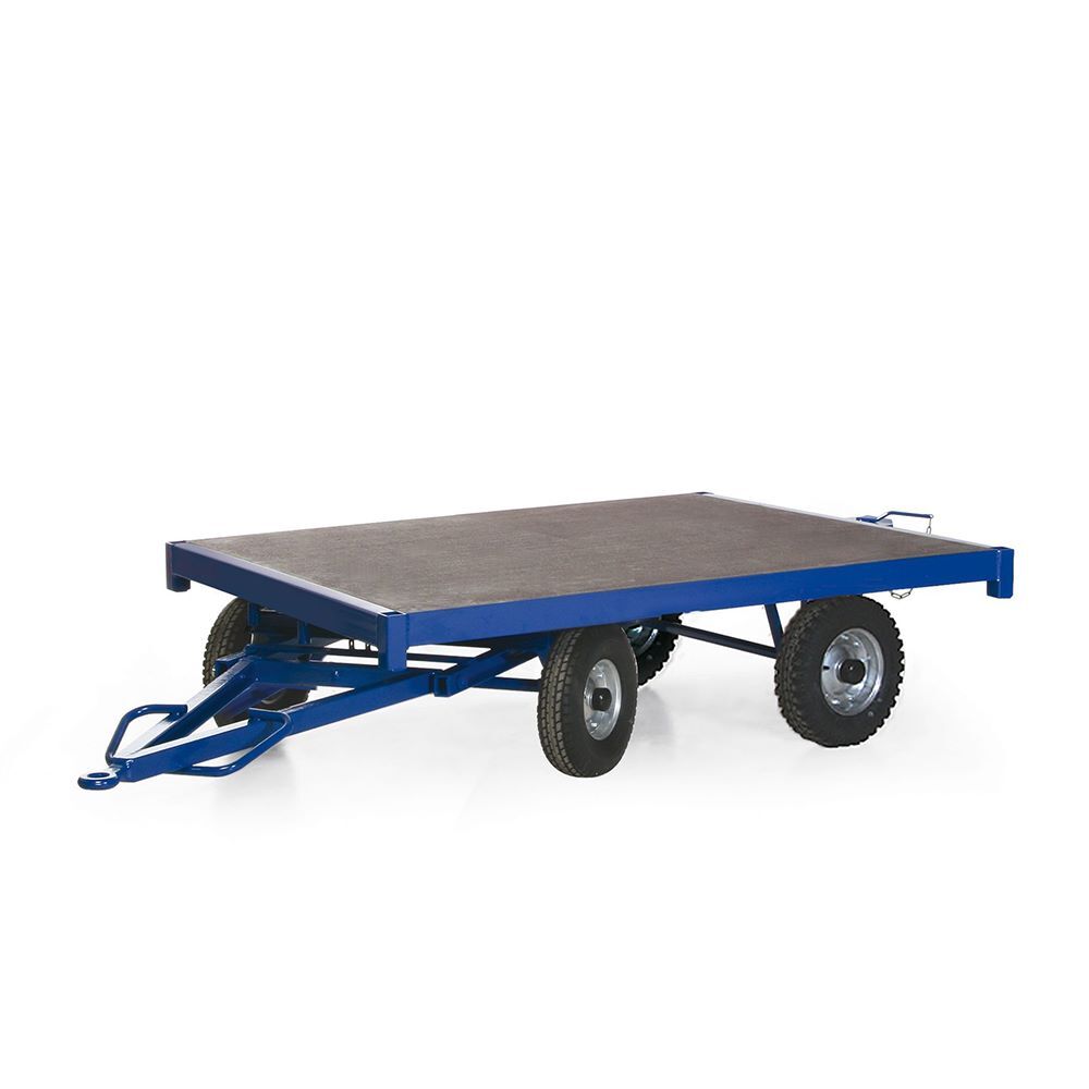 Rotauro Industrieanhänger Traglast bis 2000 kg mit Lufträdern 2000 x 1000 mm Produktbild Rotauro Industrieanhänger Traglast bis 2000 kg mit Lufträdern 2000 x 1000 mm bild 4