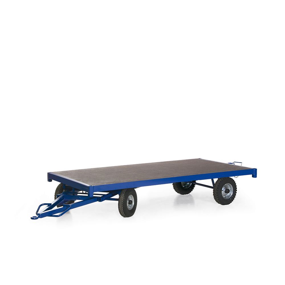 Rotauro Industrieanhänger mit Lenkung Traglast bis 2000 kg Tragkraft 3000 x 1500 mm Produktbild Rotauro Industrieanhänger mit Lenkung Traglast bis 2000 kg Tragkraft 3000 x 1500 mm bild 4