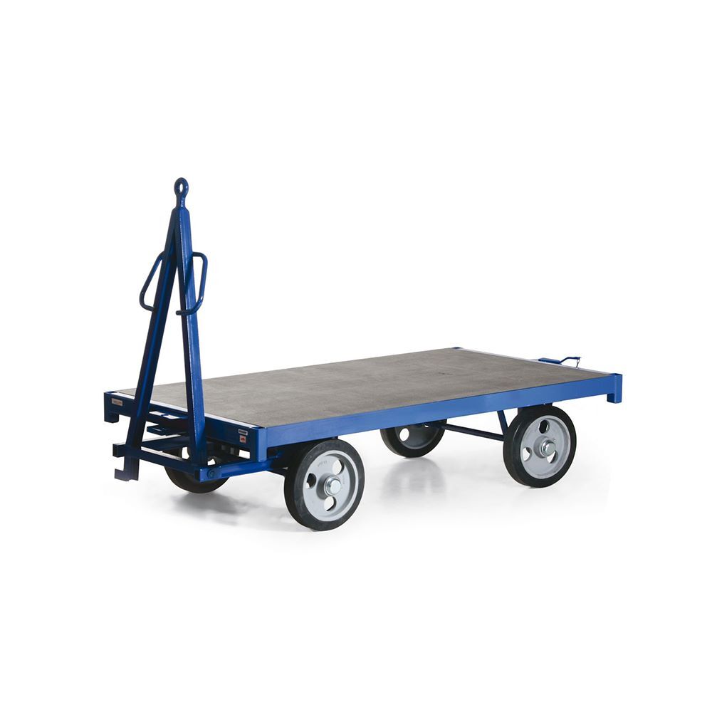 Rotauro Industrieanhänger mit Lenkung Traglast bis 3000 kg 2000 x 1000 mm Produktbild Rotauro Industrieanhänger mit Lenkung Traglast bis 3000 kg 2000 x 1000 mm
