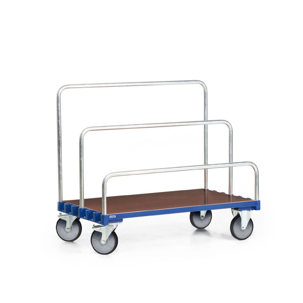 Rotauro Plattenwagen Ladefläche für 7 Bügel bis 600 kg 800 x 1280 x 315 mm Produktbild Rotauro Plattenwagen Ladefläche für 7 Bügel bis 600 kg 800 x 1280 x 315 mm bild 2