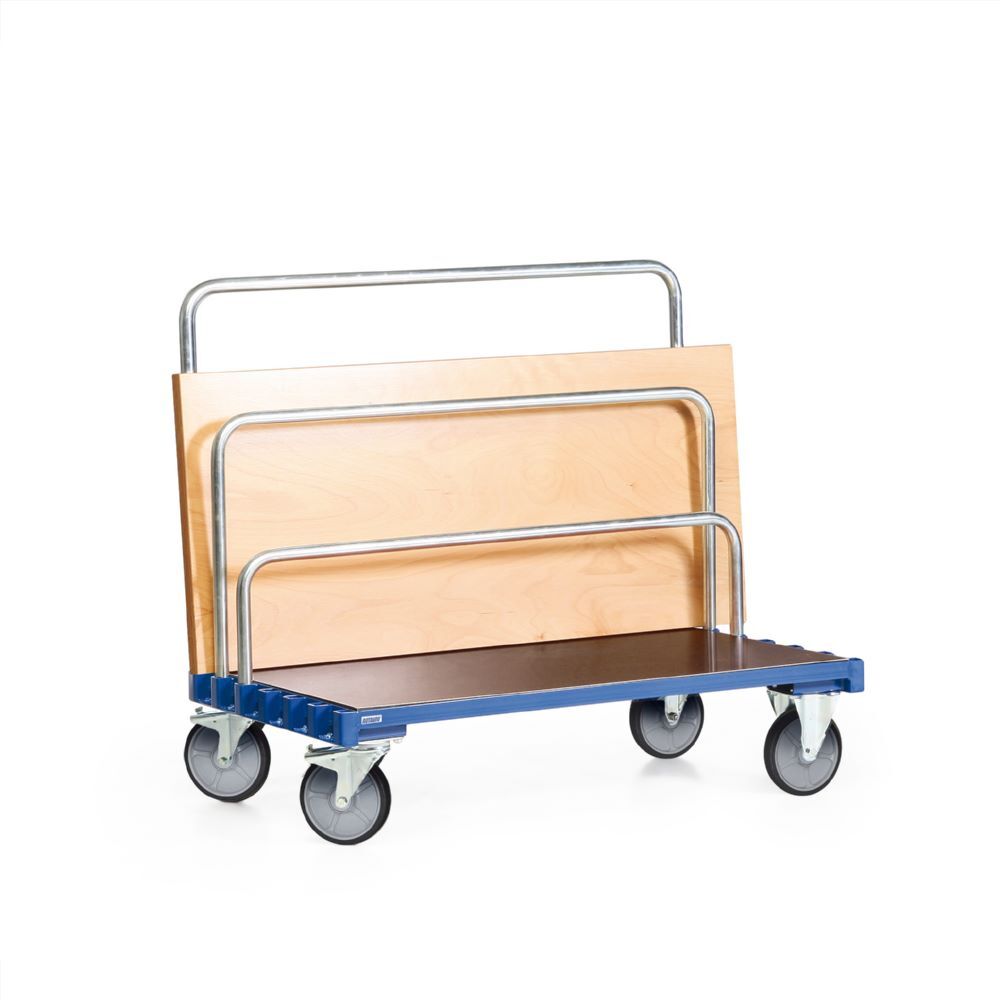 Rotauro Plattenwagen Ladefläche für 7 Bügel bis 600 kg 800 x 1280 x 315 mm Produktbild Rotauro Plattenwagen Ladefläche für 7 Bügel bis 600 kg 800 x 1280 x 315 mm bild 3