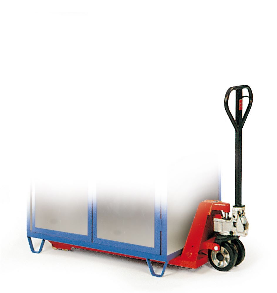 Rotauro Schrankwagen für Hebelroller 2 x Bockrollen 1000 x 700 mm Produktbild Rotauro Schrankwagen für Hebelroller 2 x Bockrollen 1000 x 700 mm bild 2