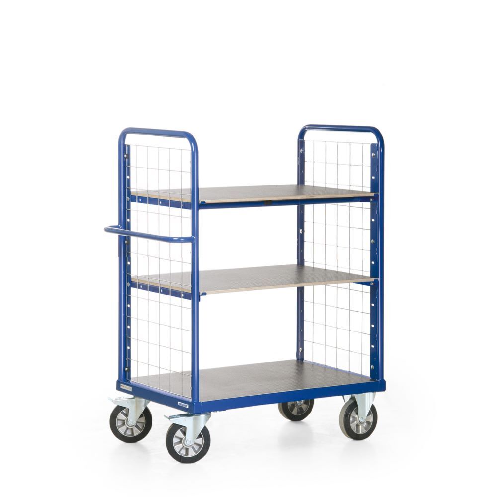 Rotauro Schwerlast Etagenwagen 3 Ladeflächen 2 Stirnseiten 1790 x 800 mm Produktbild Rotauro Schwerlast Etagenwagen 3 Ladeflächen 2 Stirnseiten 1790 x 800 mm