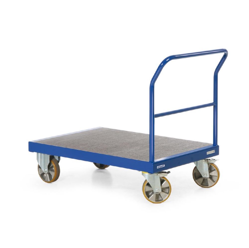 Rotauro Schwerlast Plattformwagen Serie R mit Schiebebügel bis 2200 kg 1200 x 800 mm Produktbild Rotauro Schwerlast Plattformwagen Serie R mit Schiebebügel bis 2200 kg 1200 x 800 mm bild 2