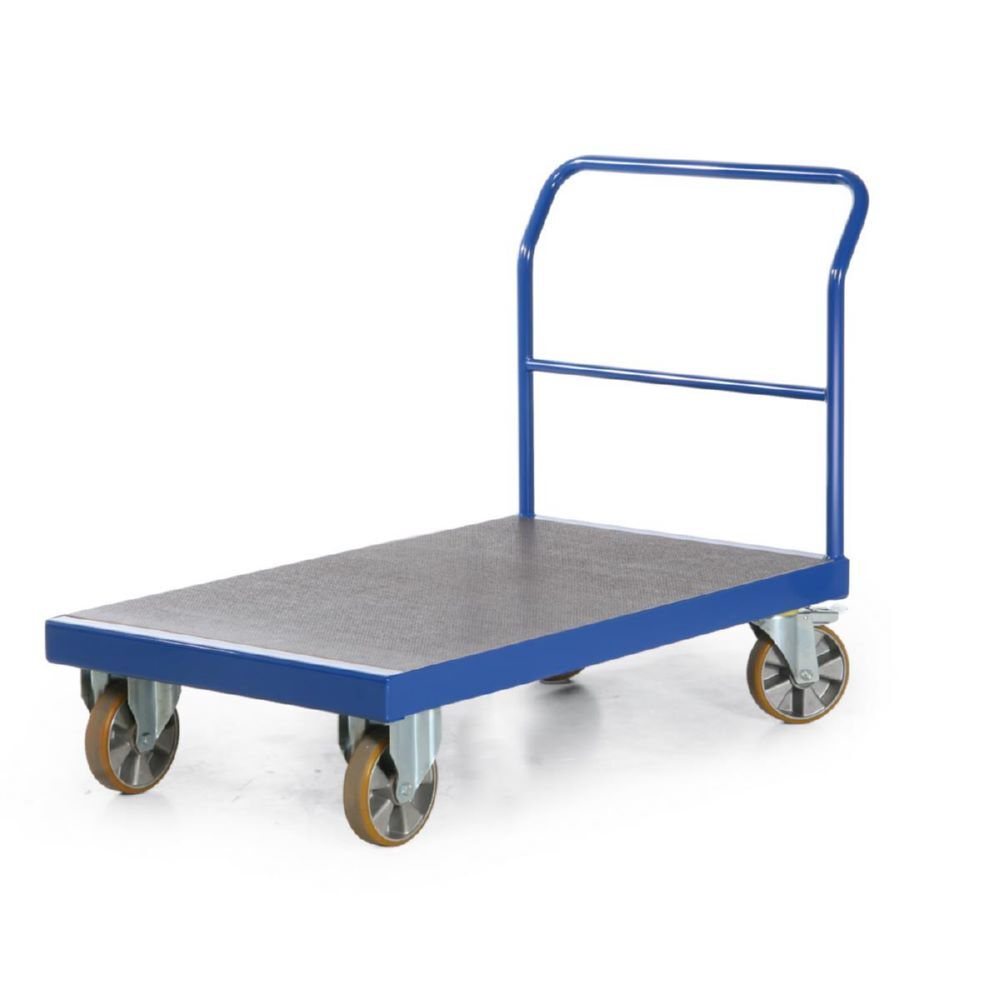 Rotauro Schwerlast Plattformwagen Serie R bis 2200 kg mit Schiebebügel 1600 x 800 mm Produktbild Rotauro Schwerlast Plattformwagen Serie R bis 2200 kg mit Schiebebügel 1600 x 800 mm bild 3