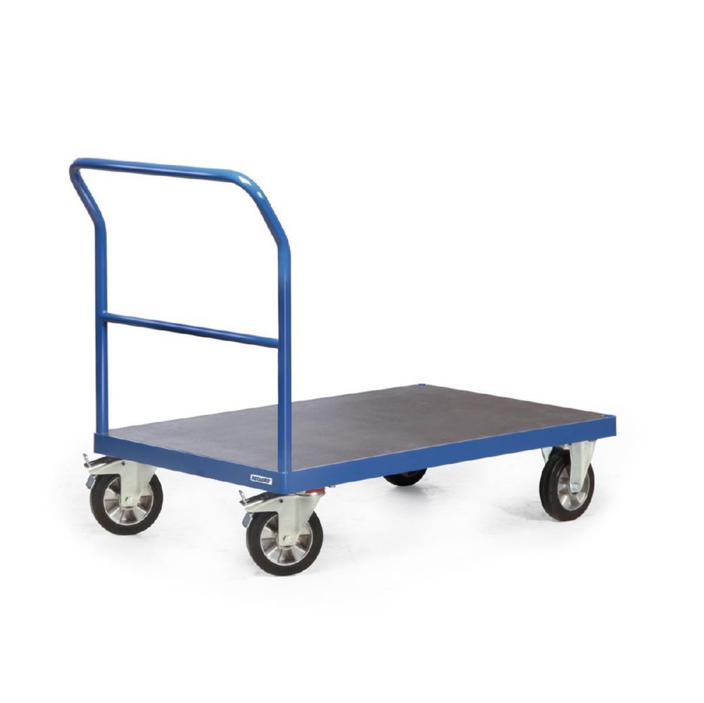 Rotauro Schwerlast Plattformwagen Serie R mit Schiebebügel 1200 kg 1600 x 800 mm Produktbild Rotauro Schwerlast Plattformwagen Serie R mit Schiebebügel 1200 kg 1600 x 800 mm