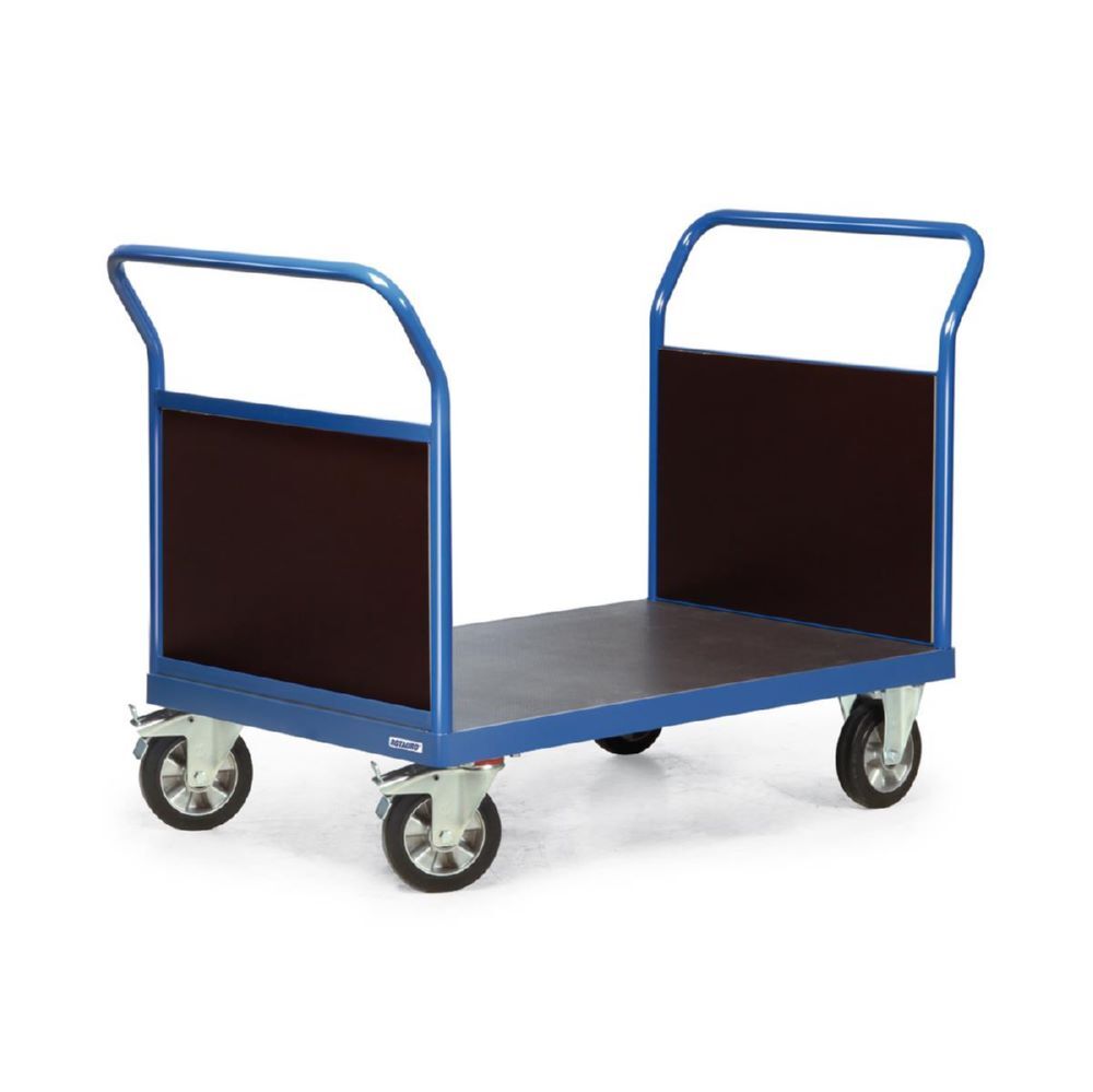Rotauro Schwerlast Plattformwagen Serie R 2 Stirnwänden aus Holz 1200 x 800 mm Produktbild Rotauro Schwerlast Plattformwagen Serie R 2 Stirnwänden aus Holz 1200 x 800 mm