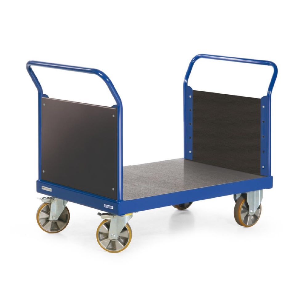 Rotauro Schwerlast Plattformwagen Serie R2200 2 Holzstirnwände beidseitig 1600 x 800 mm Produktbild Rotauro Schwerlast Plattformwagen Serie R2200 2 Holzstirnwände beidseitig 1600 x 800 mm
