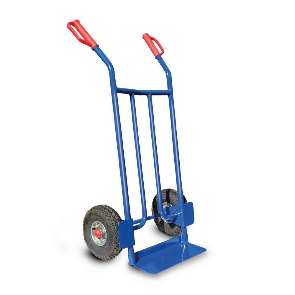 Rotauro Stahlrohr Sackkarre bis 250 kg Belastung Luftbereifung Höhe 1010 mm Produktbild Rotauro Stahlrohr Sackkarre bis 250 kg Belastung Luftbereifung Höhe 1010 mm