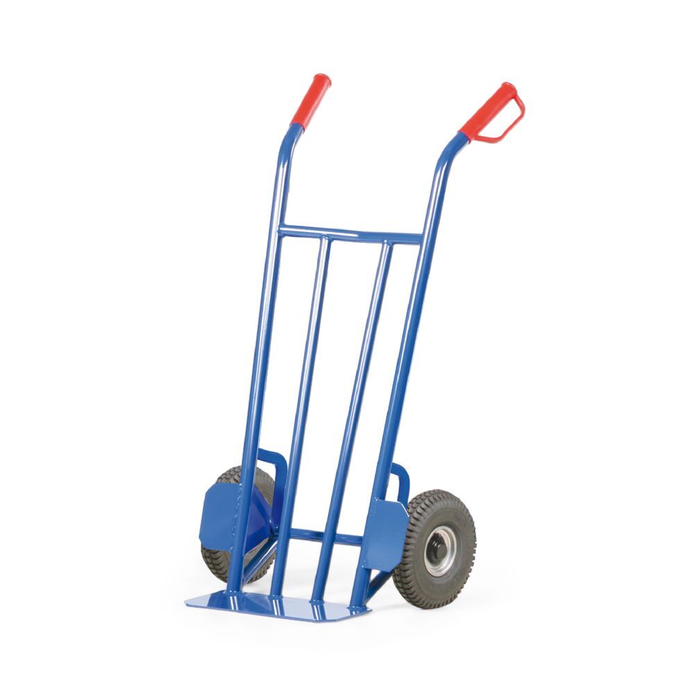 Rotauro Stahlrohr Sackkarre bis 350 kg mit Luftreifen Höhe 1150 mm Produktbild Rotauro Stahlrohr Sackkarre bis 350 kg mit Luftreifen Höhe 1150 mm bild 2