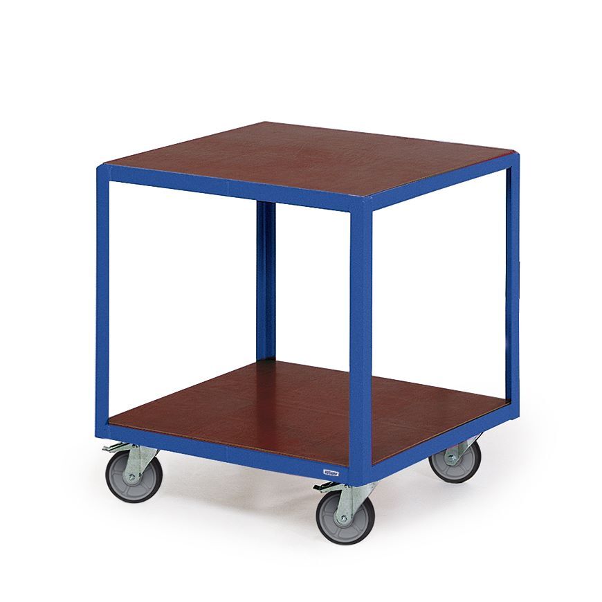 Rotauro Transportroller mit 2 Ladeflächen 700 x 700 x 775 mm Produktbild Rotauro Transportroller mit 2 Ladeflächen 700 x 700 x 775 mm