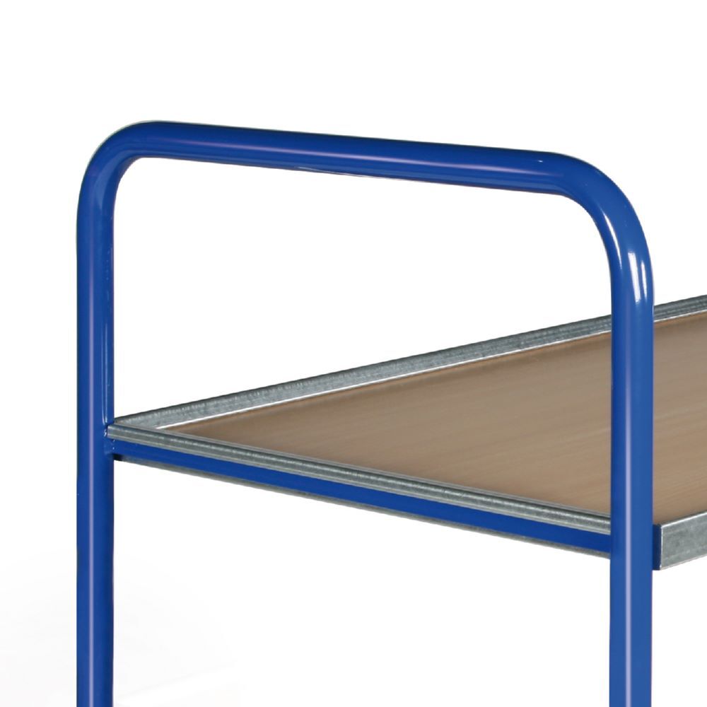 Tauroflex Etagenwagen Basic 4 Etagen 2 davon mit Bordkante 600 x 1190 x 1460 mm Produktbild Tauroflex Etagenwagen Basic 4 Etagen 2 davon mit Bordkante 600 x 1190 x 1460 mm bild 3