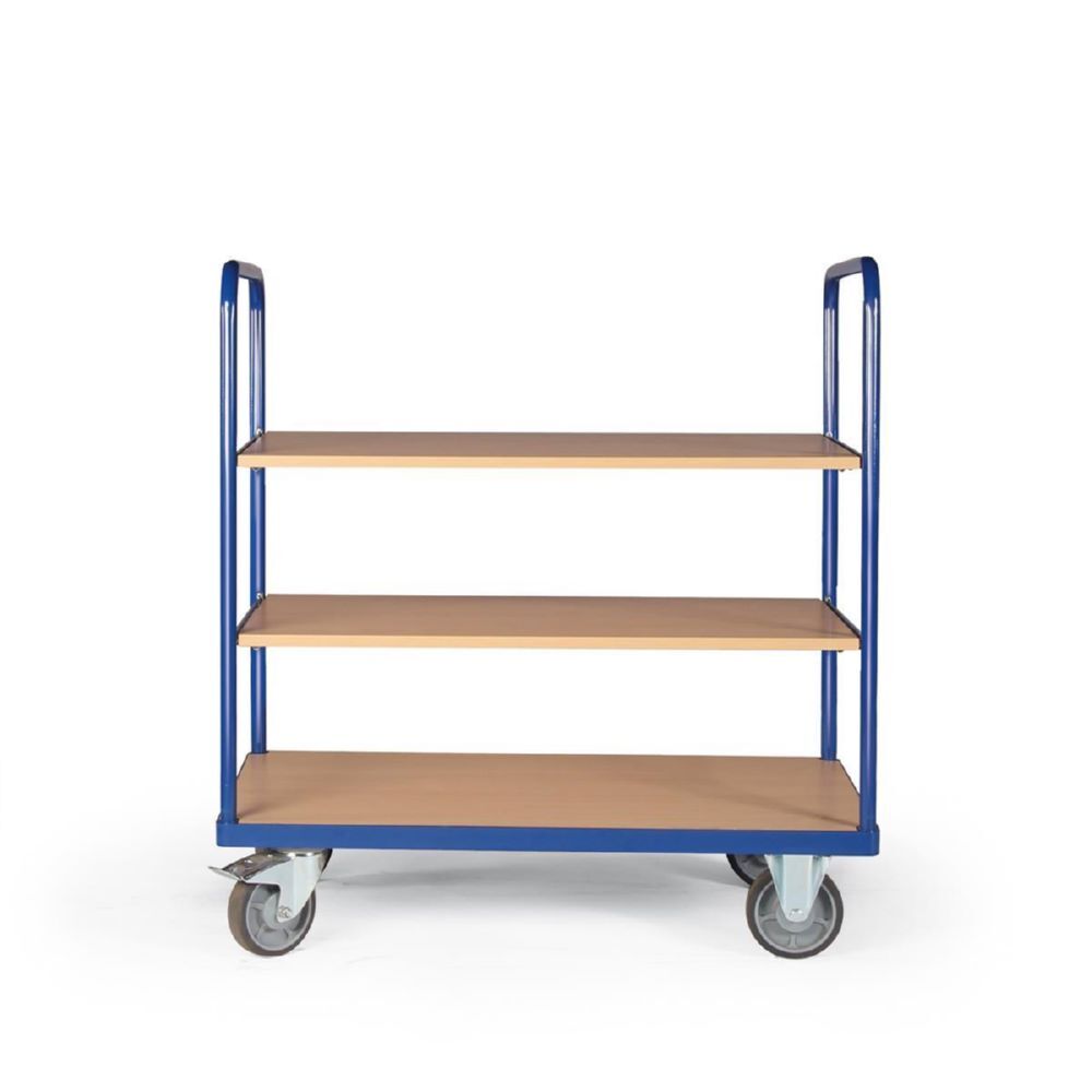 Tauroflex Etagenwagen Modell Basic 3 Etagen ohne Bordkante 600 x 1190 x 1160 mm Produktbild Tauroflex Etagenwagen Modell Basic 3 Etagen ohne Bordkante 600 x 1190 x 1160 mm bild 4