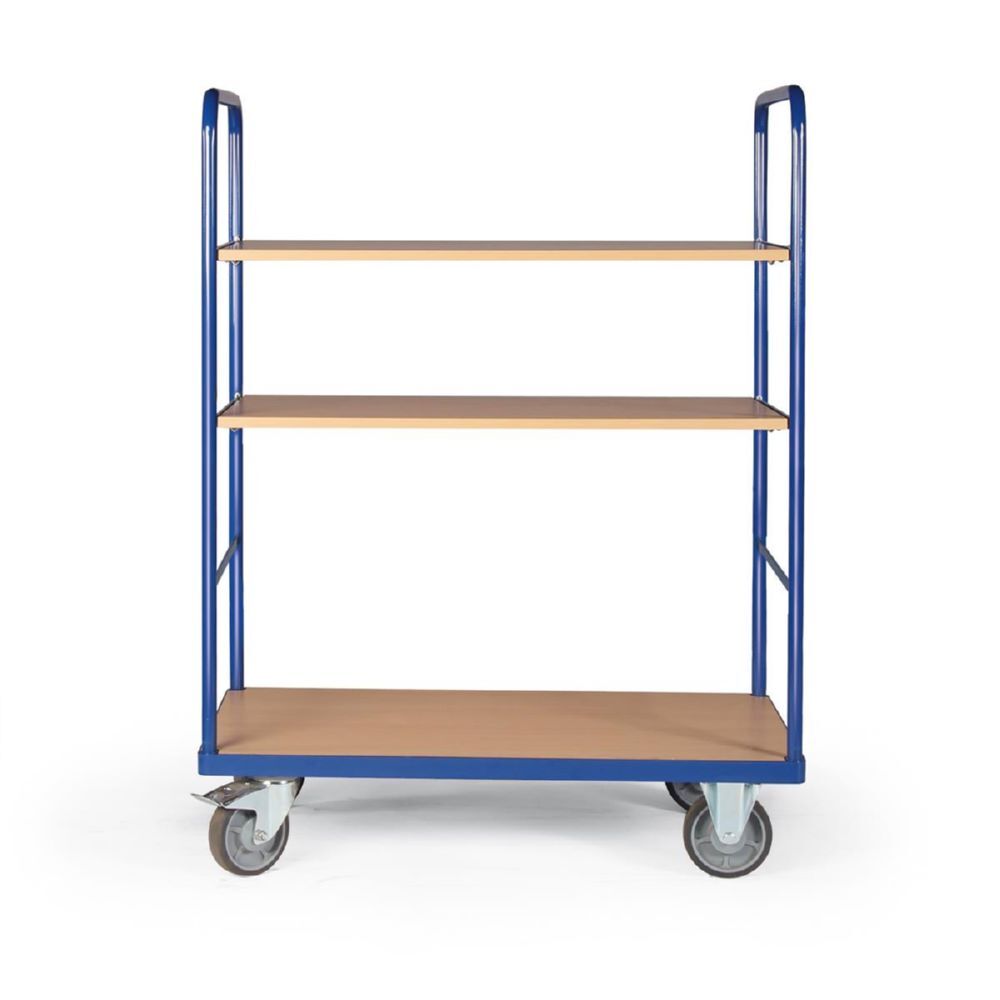 Tauroflex Etagenwagen Basic 3 offene Etagen bis 500 kg Last 500 x 1040 x 1460 mm Produktbild Tauroflex Etagenwagen Basic 3 offene Etagen bis 500 kg Last 500 x 1040 x 1460 mm bild 3