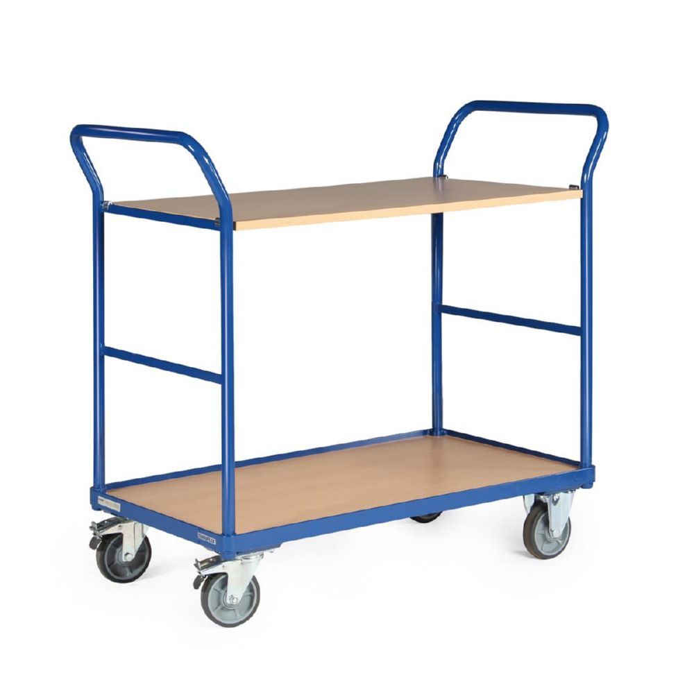 Tauroflex Etagenwagen basic 2 Etagen aus MDF Platten 600 x 1175 x 1017 mm