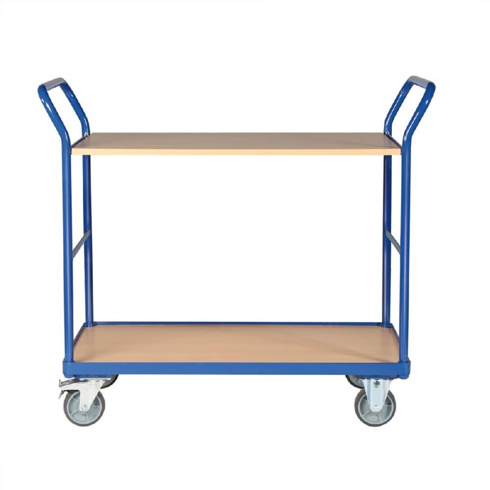 Tauroflex Etagenwagen basic 2 Etagen aus MDF Platten 600 x 1175 x 1017 mm