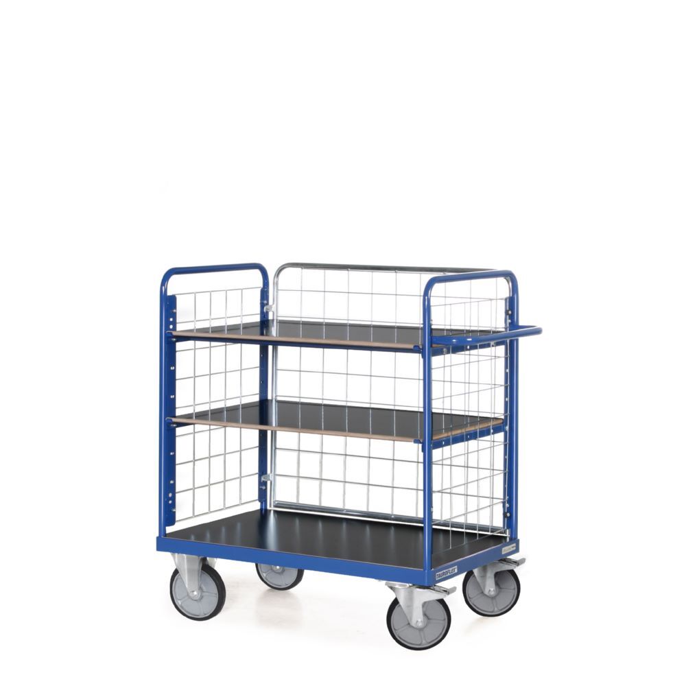 Tauroflex Etagenwagen F6 3 Ladeflächen 3 Gitter 700 x 1190 x 1200 mm Tauroflex Etagenwagen F6 3 Ladeflächen 3 Gitter 700 x 1190 x 1200 mm