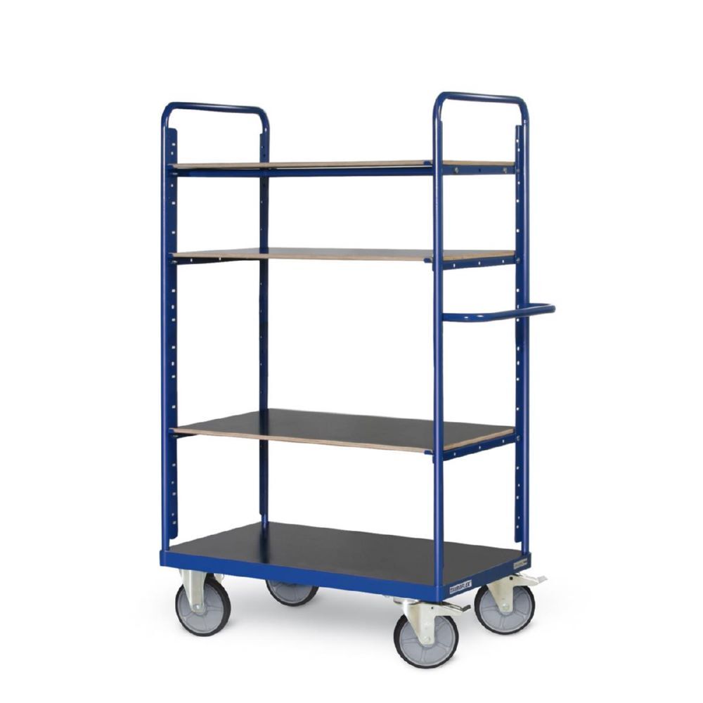 Tauroflex Etagenwagen F6 4 Ladeflächen je 90 kg 700 x 1190 x 1800 mm Produktbild Tauroflex Etagenwagen F6 4 Ladeflächen je 90 kg 700 x 1190 x 1800 mm bild 2