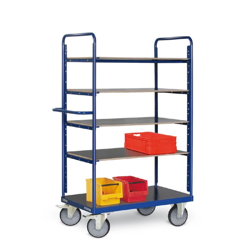 Tauroflex Etagenwagen F6 5 Ladeflächen je 90 kg 700 x 1190 x 1800 mm Produktbild Tauroflex Etagenwagen F6 5 Ladeflächen je 90 kg 700 x 1190 x 1800 mm bild 3