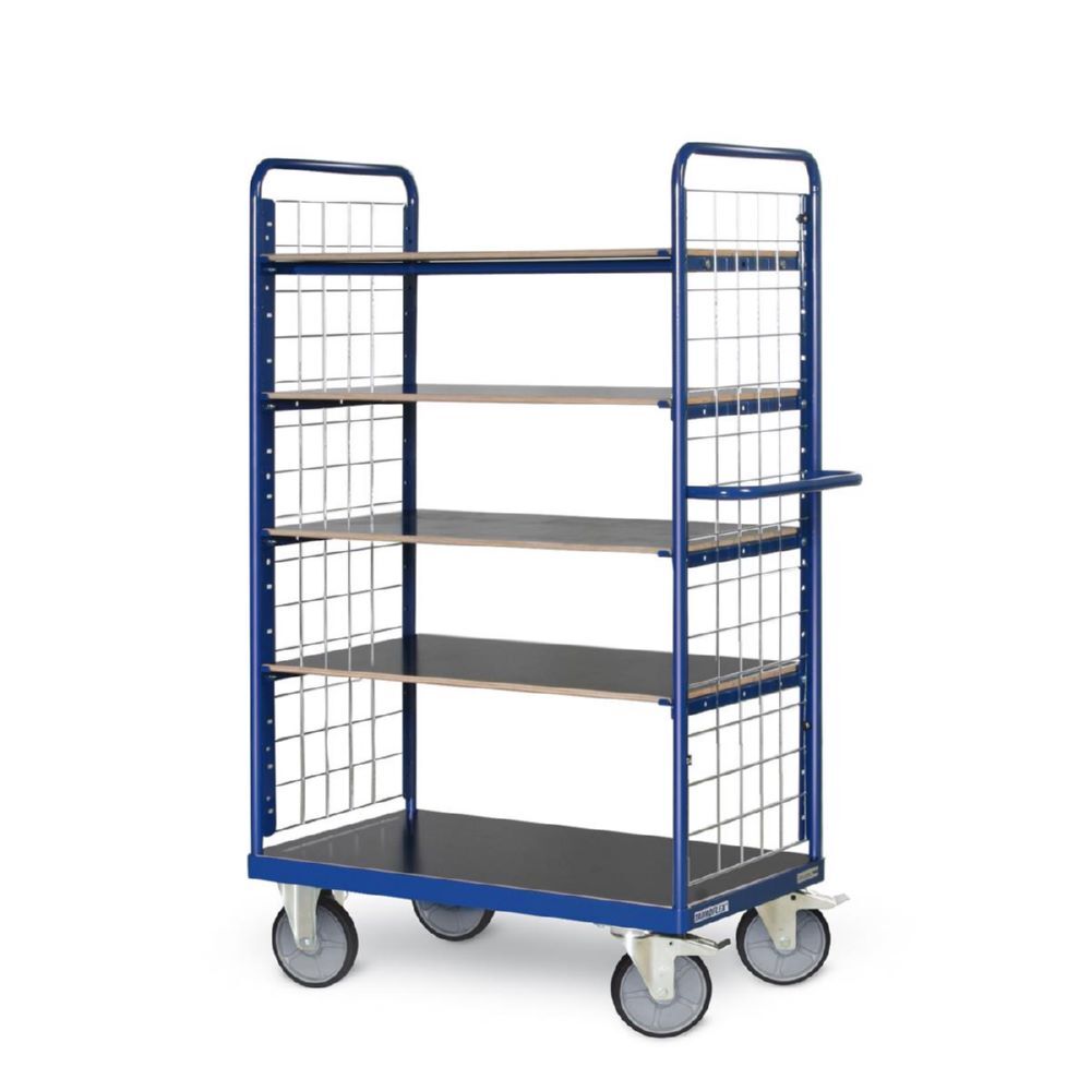 Produktbild Tauroflex Etagenwagen F6 5 Ladeflächen mit Gitter 700 x 1190 x 1800 mm bild 2