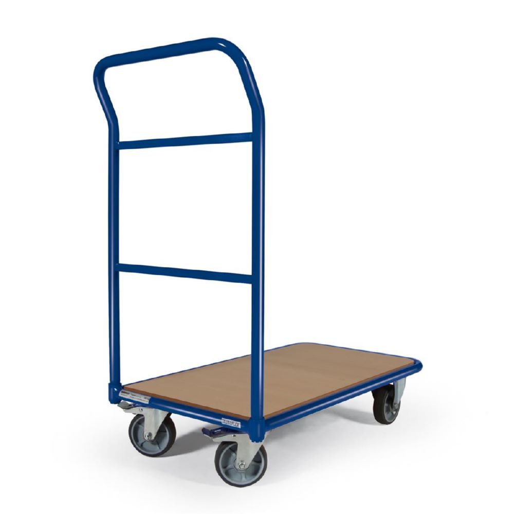 Tauroflex Magazinwagen basic mit robustem Schiebebügel Last 250 kg 500 x 965 x 1015 mm Produktbild Tauroflex Magazinwagen basic mit robustem Schiebebügel Last 250 kg 500 x 965 x 1015 mm