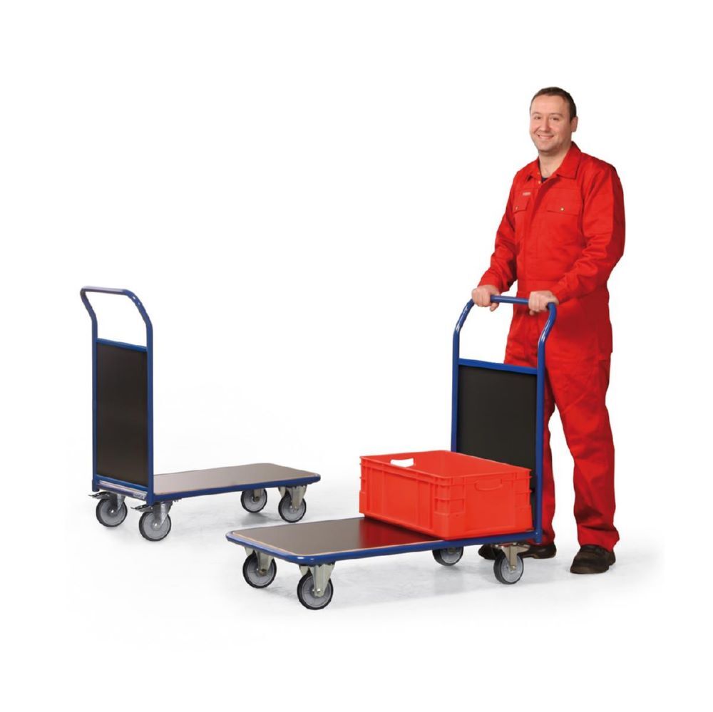 Tauroflex Magazinwagen F3 mit Schiebebügel und Stirnwandl 500 x 965 x 1015 mm Produktbild Tauroflex Magazinwagen F3 mit Schiebebügel und Stirnwandl 500 x 965 x 1015 mm bild 4