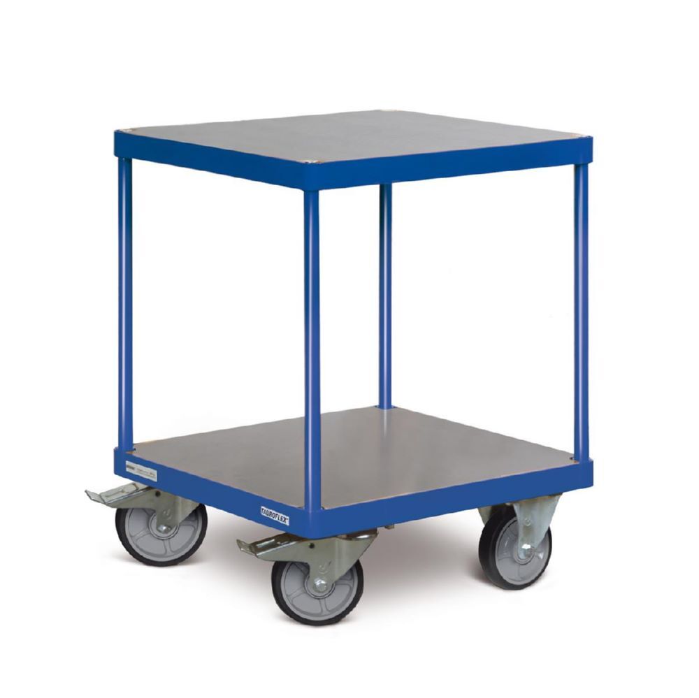 Tauroflex Montagewagen mit 2 Ladeflächen bis 250 kg 700 x 700 x 890 mm Tauroflex Montagewagen mit 2 Ladeflächen bis 250 kg 700 x 700 x 890 mm