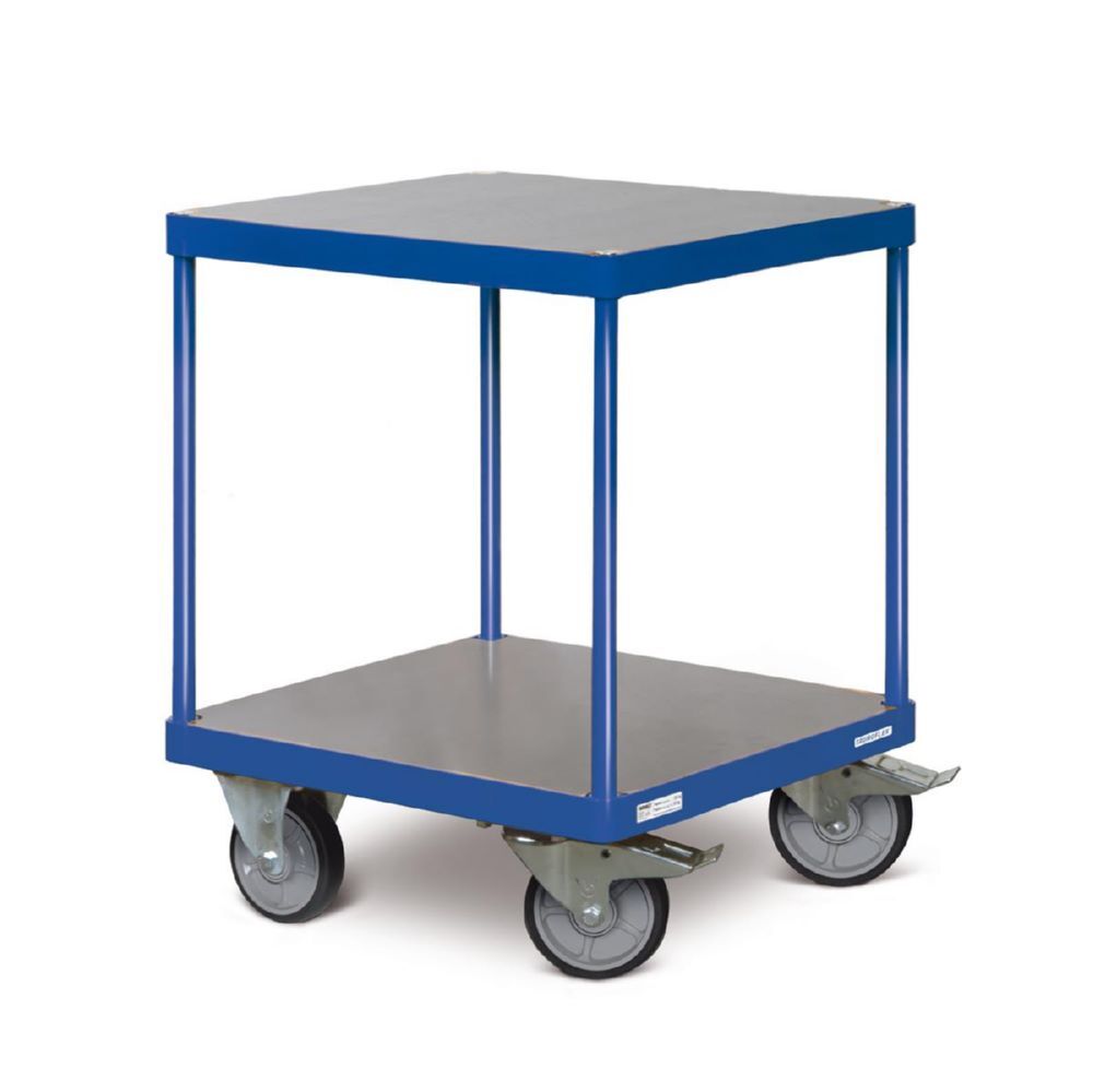 Tauroflex Montagewagen mit 2 Ladeflächen bis 250 kg 700 x 700 x 890 mm