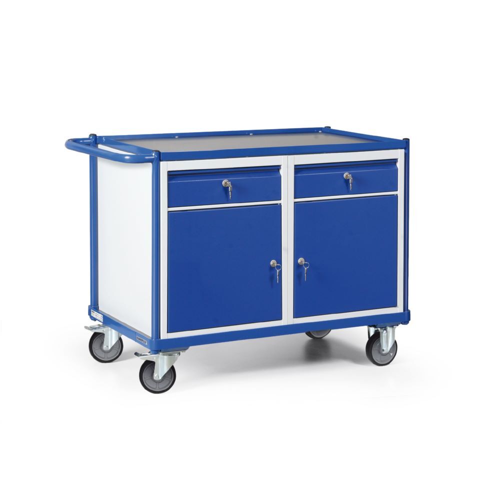 Produktbild Tauroflex Montagewagen F3 mit 2 Schränke je 1 Schublade 600 x 1150 x 840 mm