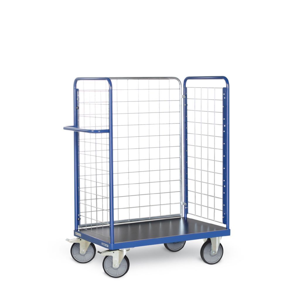 Tauroflex Paketwagen mit Gitter bis 500 kg Last 500 x 1040 x 1460 mm Produktbild Tauroflex Paketwagen mit Gitter bis 500 kg Last 500 x 1040 x 1460 mm