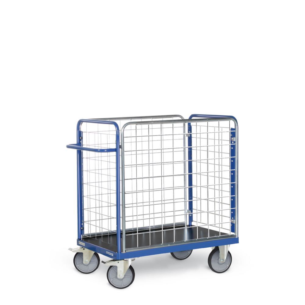 Tauroflex Paketwagen F6 Baukastensystem mit Gitter 700 x 1190 x 1200 mm Produktbild Tauroflex Paketwagen F6 Baukastensystem mit Gitter 700 x 1190 x 1200 mm