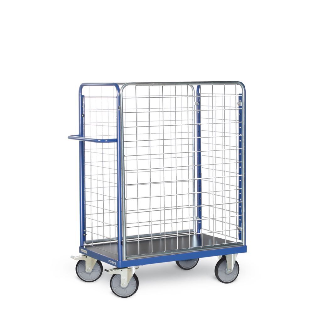 Tauroflex Paketwagen flexibles Baukastensystem mit Gitter 700 x 1190 x 1500 mm Produktbild Tauroflex Paketwagen flexibles Baukastensystem mit Gitter 700 x 1190 x 1500 mm