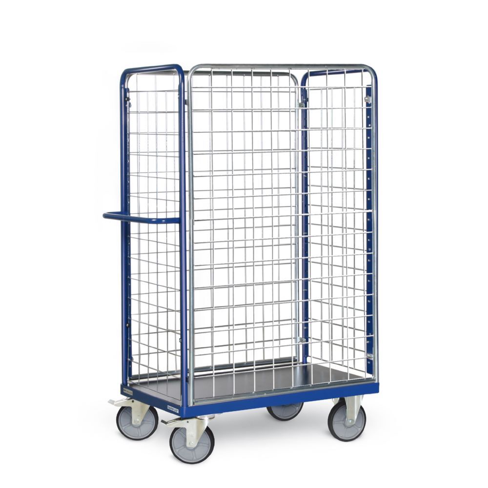 Tauroflex Paketwagen F6 Baukastensystem mit Gitter 800 x 1390 x 1800 mm Produktbild Tauroflex Paketwagen F6 Baukastensystem mit Gitter 800 x 1390 x 1800 mm