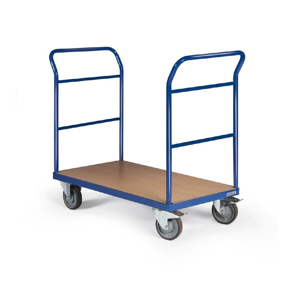 Tauroflex Plattformwagen F5 basic mit TPE Bereifung 700 x 1250 x 1060 mm Produktbild Tauroflex Plattformwagen F5 basic mit TPE Bereifung 700 x 1250 x 1060 mm bild 2