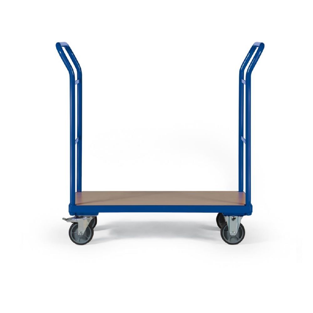 Tauroflex Plattformwagen 2 robuste Schiebebügel 250 kg Last 500 x 1115 x 1015 mm Produktbild Tauroflex Plattformwagen 2 robuste Schiebebügel 250 kg Last 500 x 1115 x 1015 mm bild 2