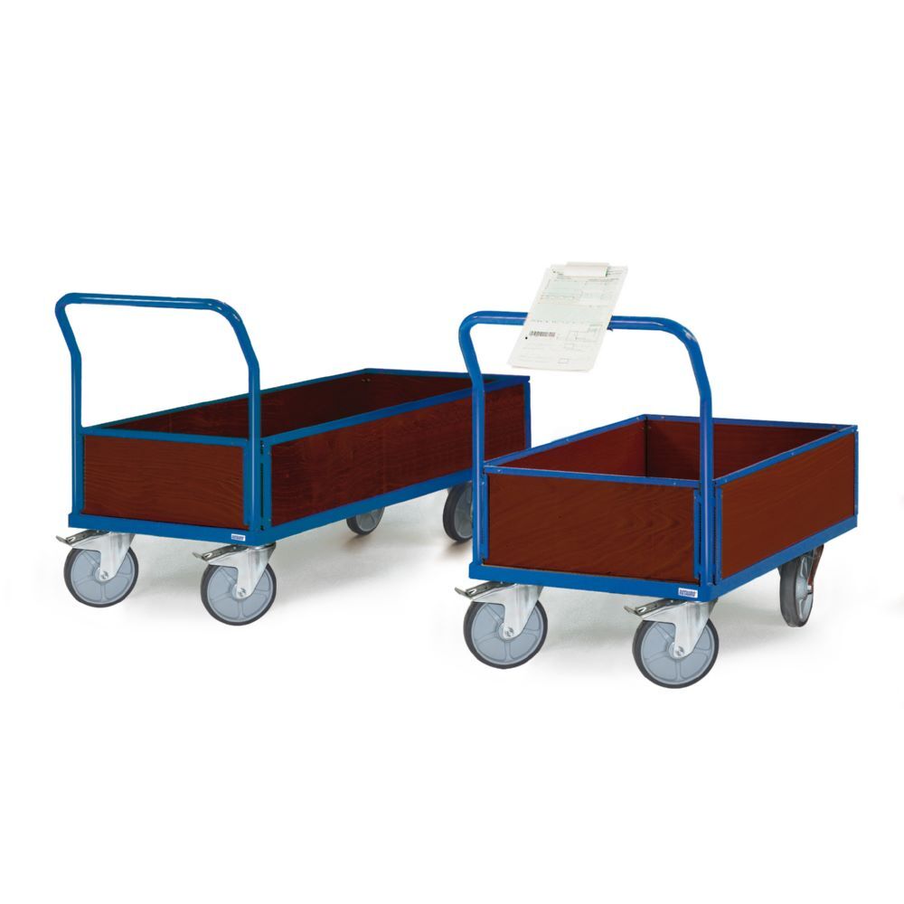 Tauroflex Plattformwagen F6 mit Bordwänden Traglast 600 kg 600 x 1138 x 1090 mm Tauroflex Plattformwagen F6 mit Bordwänden Traglast 600 kg 600 x 1138 x 1090 mm
