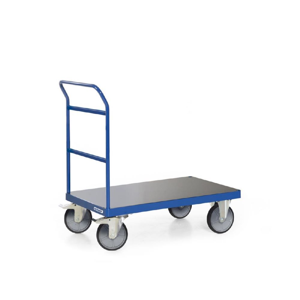 Tauroflex Plattformwagen F6 mit hohem Schiebebügel 500 x 1010 x 1060 mm Produktbild Tauroflex Plattformwagen F6 mit hohem Schiebebügel 500 x 1010 x 1060 mm