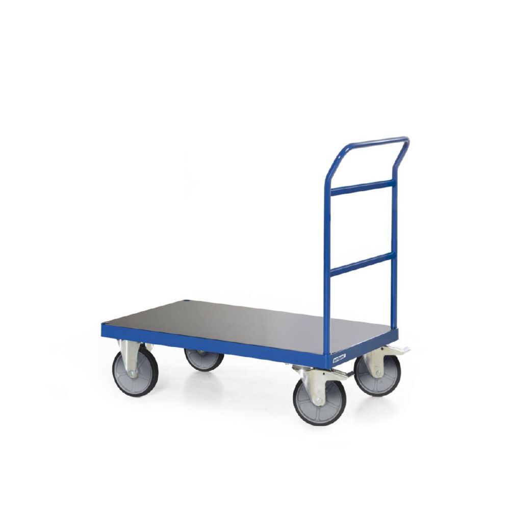 Tauroflex Plattformwagen F6 mit hohem Schiebebügel 500 x 1010 x 1060 mm Produktbild Tauroflex Plattformwagen F6 mit hohem Schiebebügel 500 x 1010 x 1060 mm bild 2