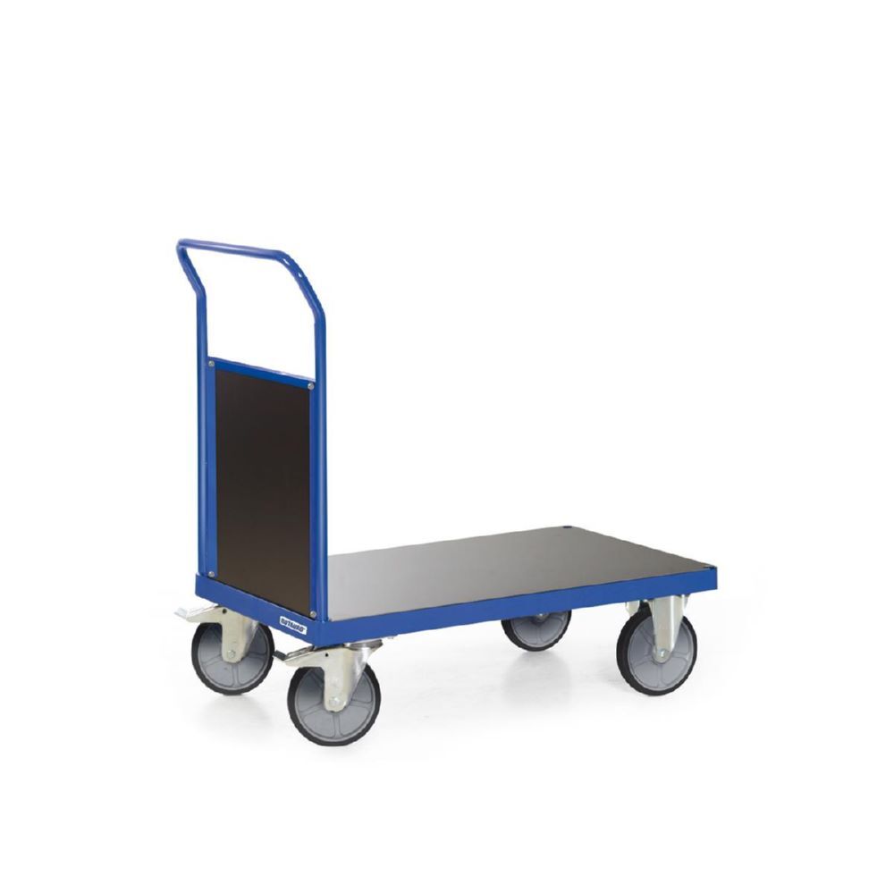 Tauroflex Plattformwagen F6 1 Schiebebügel mit Stirnwand 600 x 1160 x 1100 mm Produktbild Tauroflex Plattformwagen F6 1 Schiebebügel mit Stirnwand 600 x 1160 x 1100 mm