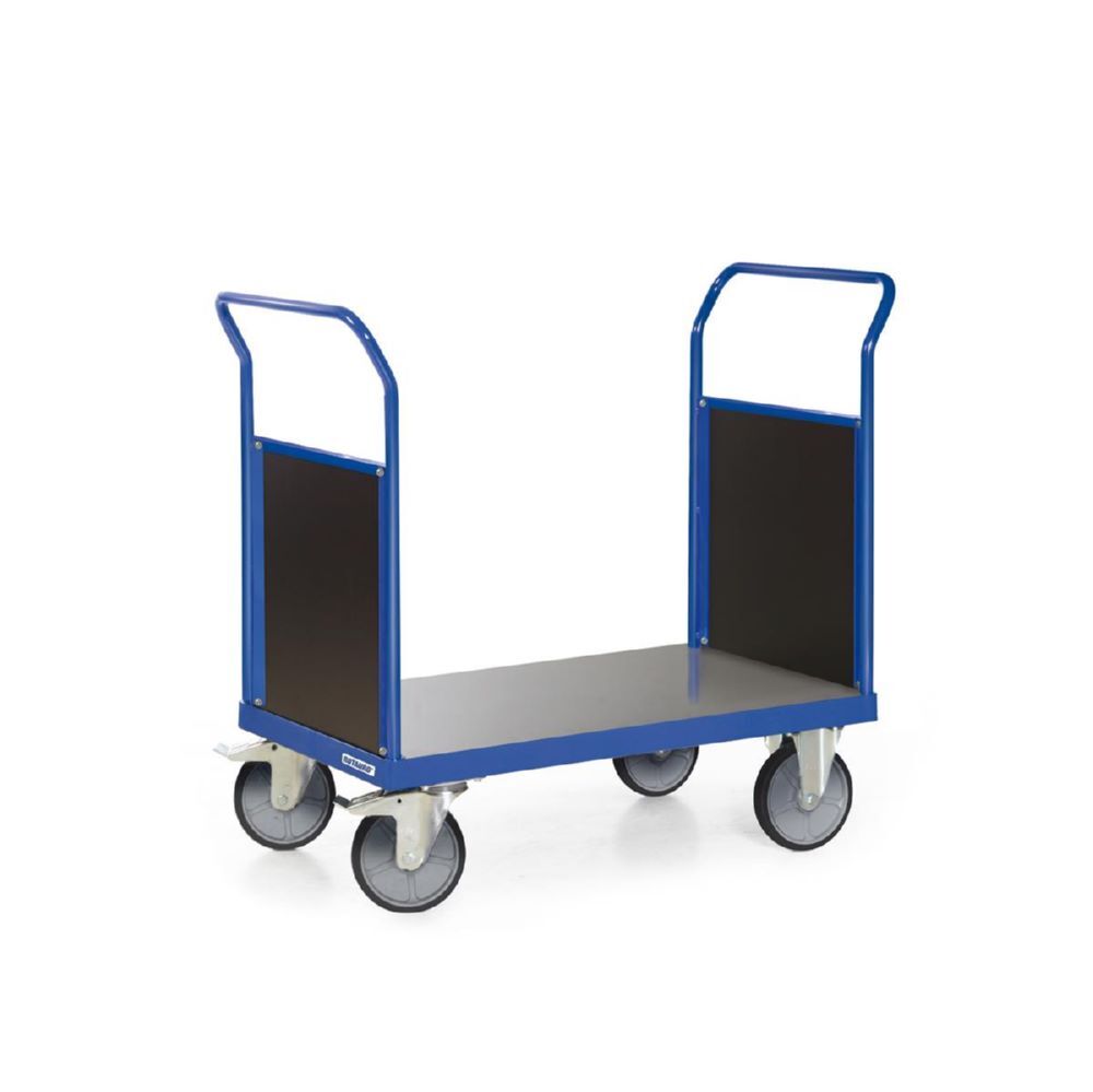 Tauroflex Plattformwagen F6 2 Schiebebügeln mit Stirnwänden 500 x 1010 x 1060 mm Produktbild Tauroflex Plattformwagen F6 2 Schiebebügeln mit Stirnwänden 500 x 1010 x 1060 mm
