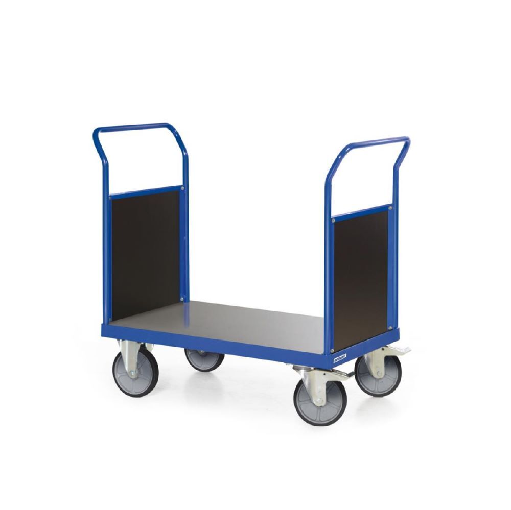 Tauroflex Plattformwagen F6 2 Schiebebügeln mit Stirnwänden 800 x 1450 x 1100 mm Produktbild Tauroflex Plattformwagen F6 2 Schiebebügeln mit Stirnwänden 800 x 1450 x 1100 mm bild 2