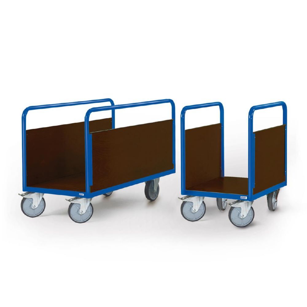 Tauroflex Plattformwagen F6 mit 2 Seitenwänden 500 kg Traglast 500 x 988 x 1050 mm Tauroflex Plattformwagen F6 mit 2 Seitenwänden 500 kg Traglast 500 x 988 x 1050 mm